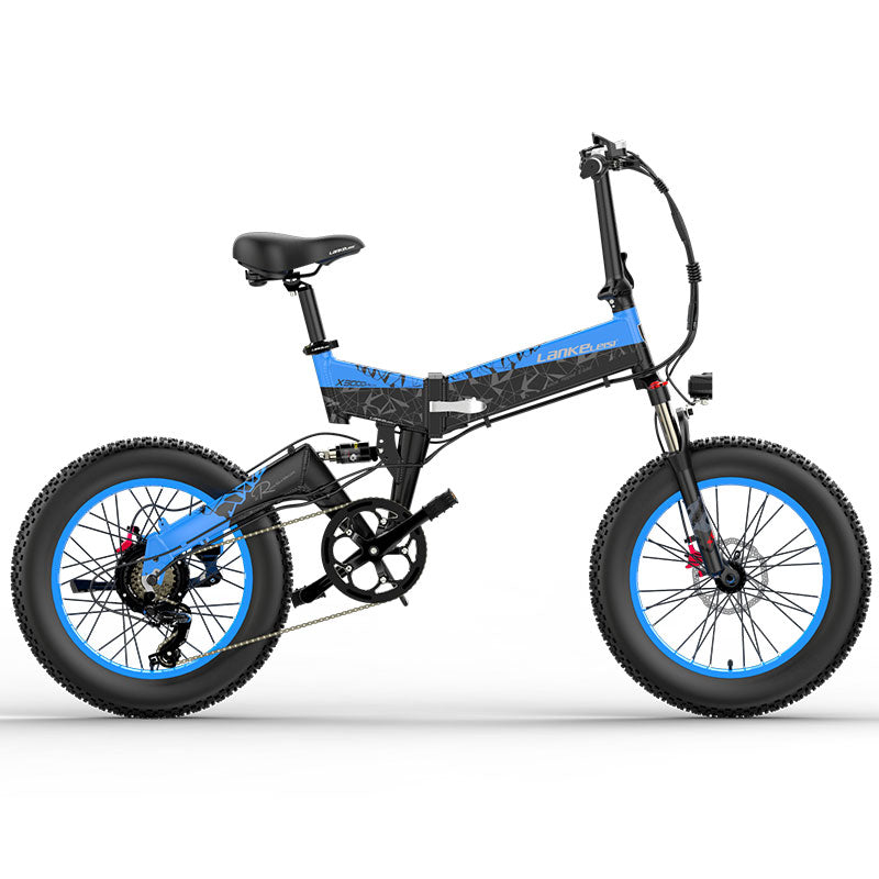 Lankeleisi X3000 Plus 1000W Foldable Mountain Electric Bike with 